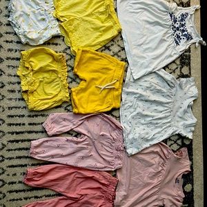 9-12 Months Baby Girl Clothing Lot